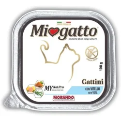 Корм для котів Miogatto Gattini для кошенят з телятиною, 100г (8007520086349)