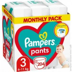  - Pampers Pants Midi  3 (6-11 ) 204  (8006540497678)
