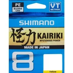  Shimano  Kairiki 8 PE (Yellow) 150 0.10 6.5kg (59WPLA58R31)